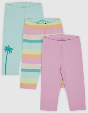 GAP Kids organic leggings, 3pcs - Girls