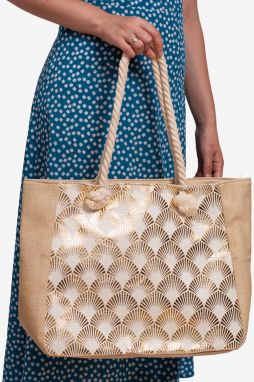 Large fabric bag Shelovet beige