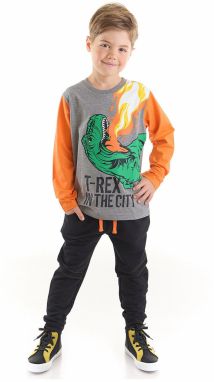 Mushi T-rex Dinosaur Boy's T-shirt Trousers Set