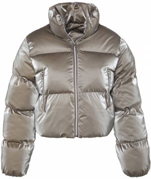 Trendyol Mink Premium Oversize Glossy Water Repellent Inflatable Coat