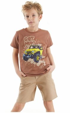 mshb&g Jeep Mood Boys T-shirt Gabardine Shorts Set