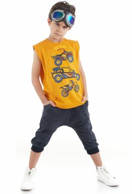 mshb&g Motocross Boys T-shirt Capri Shorts Set