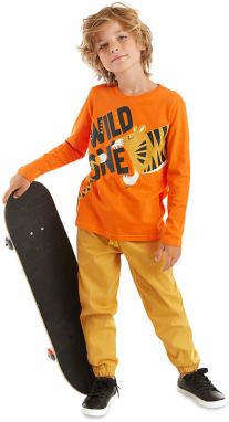 Denokids Wild One Boy T-shirt Woven Trousers Suit