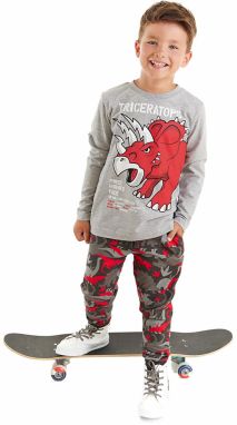 mshb&g Triceratops Boy's T-shirt Trousers Set