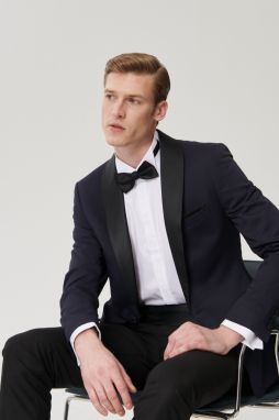 ALTINYILDIZ CLASSICS Men's Extra Slim Fit Slim Fit Patterned Tuxedo Tuxedo