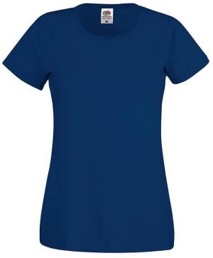 Navy Women's T-shirt Lady fit Original Fruit of the Loom