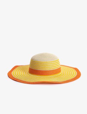 Koton Straw Hats Fedora Color Block