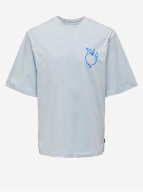 Light blue men's T-shirt ONLY & SONS Andres - Men