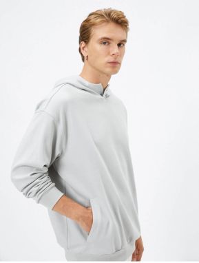 Koton 4WAM70047MK Men's Cotton Sweatshirt GRAY