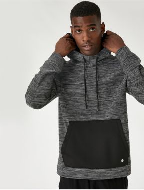 Koton Hooded Sweatshirt with Pocket Detail