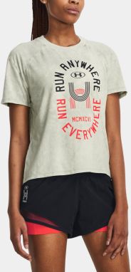Under Armour T-Shirt Run Anywhere Shortsleeve-GRN - Women