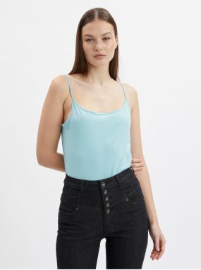 Orsay Set of two women's basic tank tops in light blue - Womens