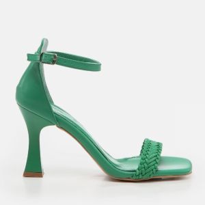 Hotiç Women's Green Heeled Sandals