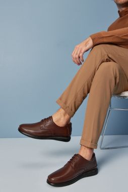 Yaya by Hotiç Brown Men's Classic Shoes