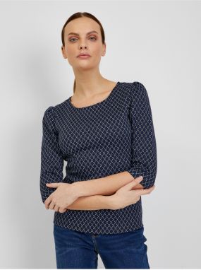 Orsay Dark blue Women Patterned T-Shirt - Women