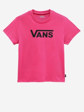 Dark pink girly T-shirt VANS Flying Crew Girls - Girls