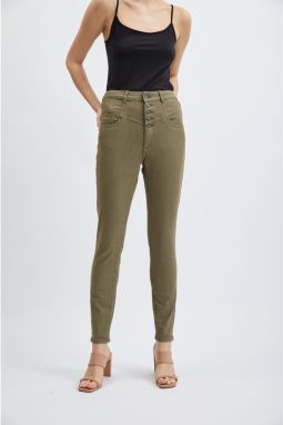 Orsay Khaki Womens Skinny Fit Jeans - Women