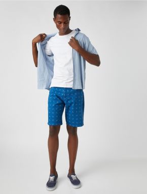 Koton Patterned Gabardine Shorts