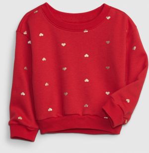 GAP Kids ́s sweatshirt with hearts - Girls