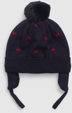 GAP Baby Beanie with Pompom - Girls