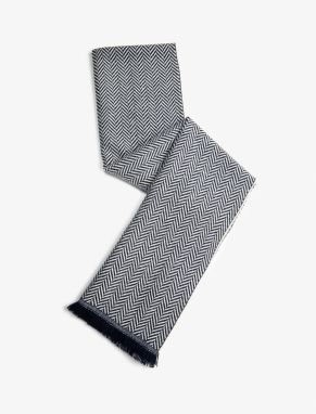 Koton Basic Scarf with Herringbone Knitted Pattern