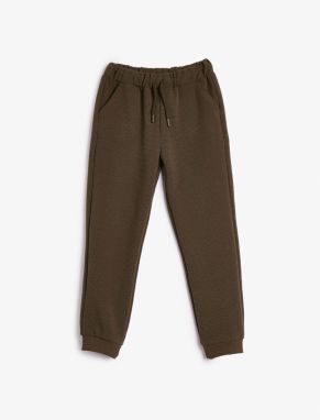 Koton Basic Jogger Sweatpants with Tie Waist, Pockets.