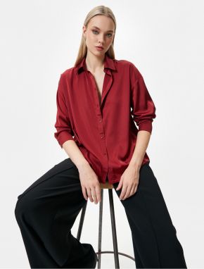 Koton Classic Shirt Long Sleeve Buttoned Regular Fit