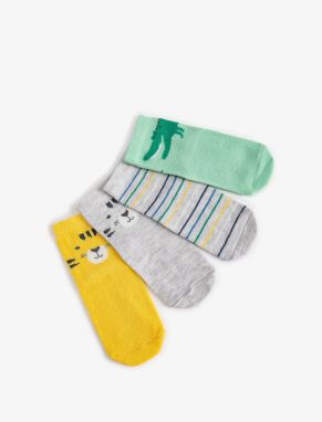 Koton 4-Pack Socks Patterned Cotton