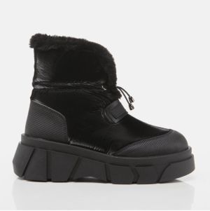 Hotiç Women's Black Flat Boots