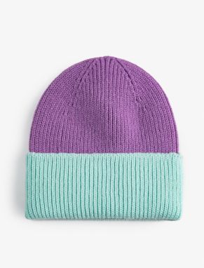 Koton Basic Elastic Knit Beanie Color Contrast