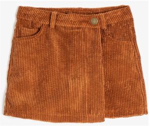 Koton Girls Brown Skirt