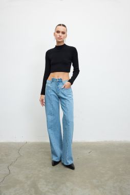 VATKALI Design waist straight jeans - Waxed generation