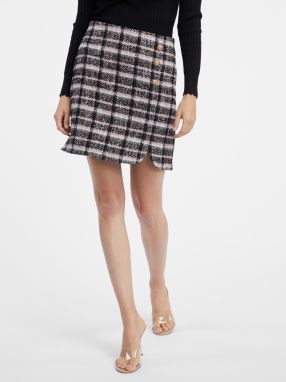 Orsay Black Ladies Plaid Skirt - Ladies