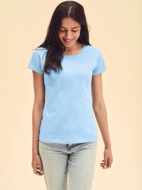 Blue Valueweight Fruit of the Loom T-shirt