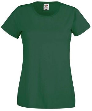 Green Women's T-shirt Lady fit Original Fruit of the Loom