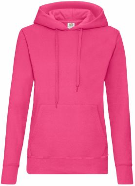 Pink Hooded Sweat Fruit of the Loom