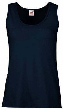 Valueweight Vest Fruit of the Loom Navy Women's T-shirt