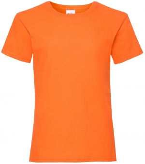 Orange Girls' T-shirt Valueweight Fruit of the Loom