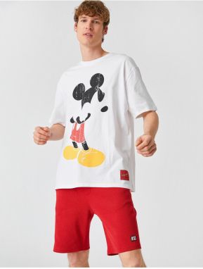 Koton Mickey Mouse oversize tričko s licenciou s potlačou