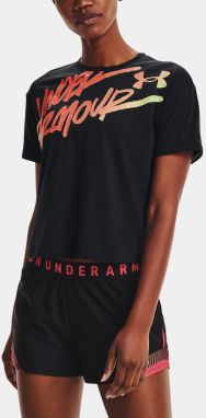 Tričko Under Armour Live Chroma Graphic Tee-BLK - Dámske