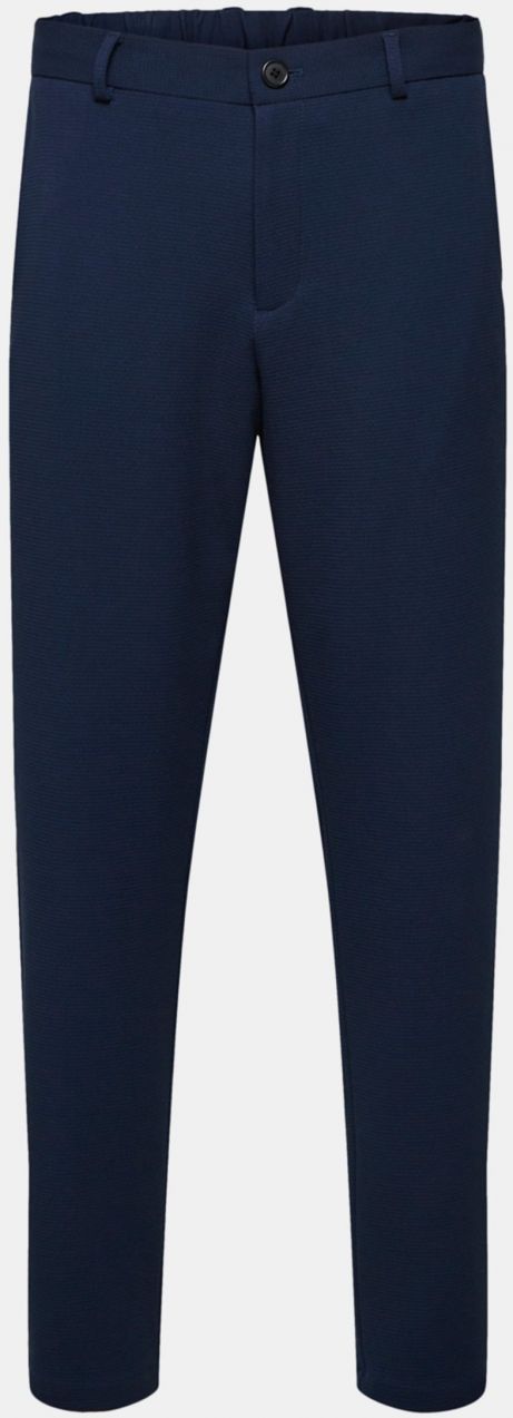 Tmavomodré nohavice Selected Homme-Tapered - Muži