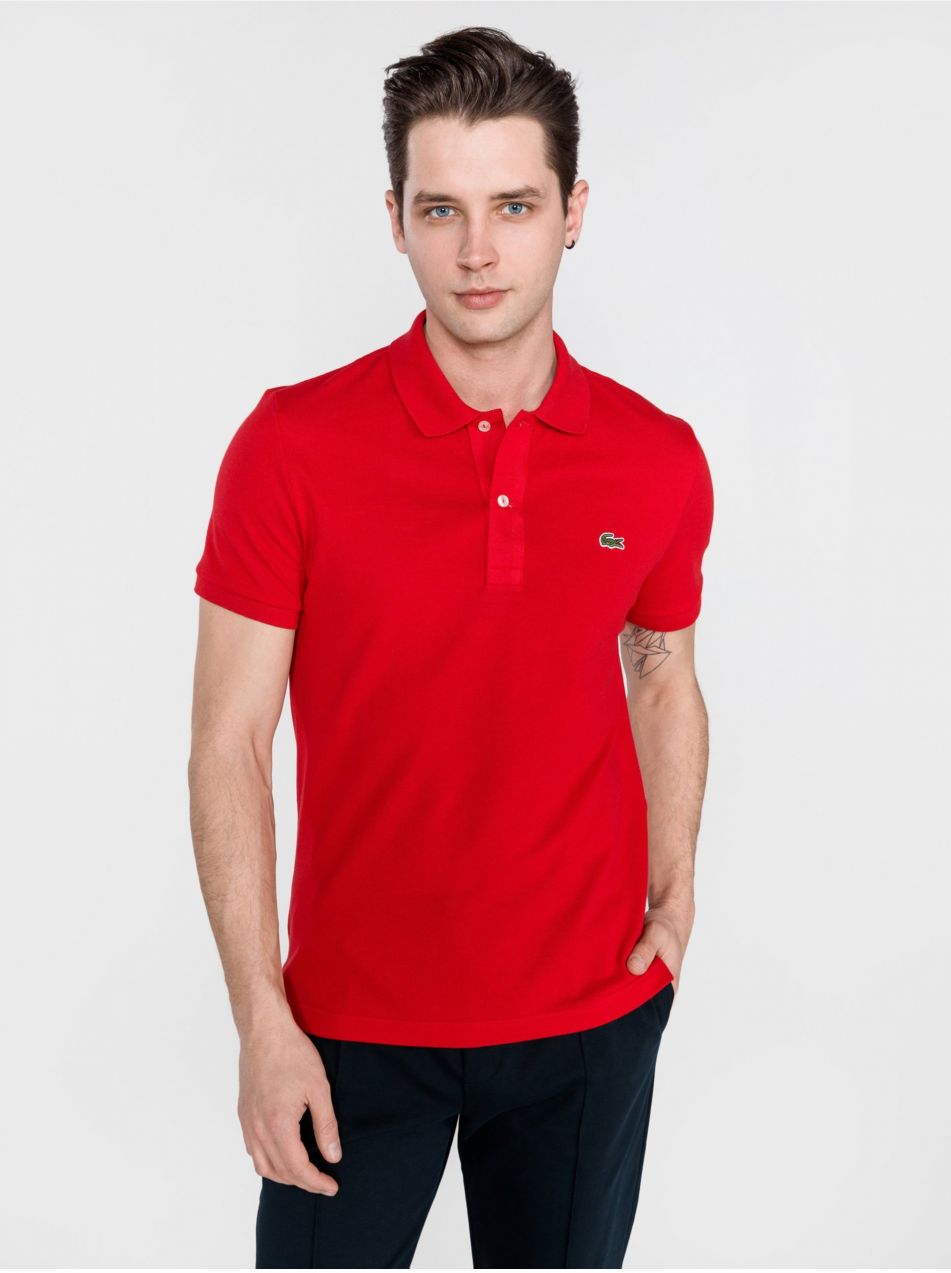 Pánske tričko s golierom Lacoste Basic