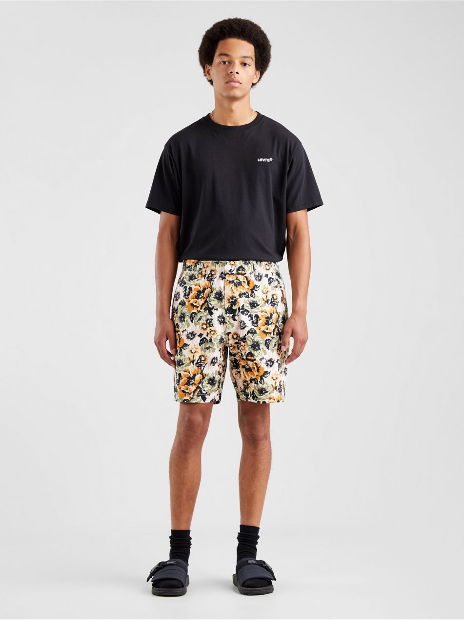 Krémové pánske kvetované chino šortky Levi's®
