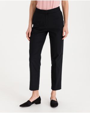 Čierne dámske nohavice Tommy Hilfiger - Dámske