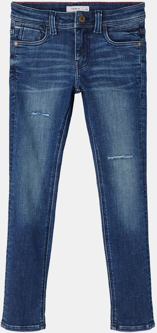 Tmavomodré chlapčenské džínsy s názvom Theo - unisex