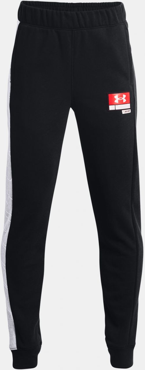 Nohavice Under Armour UA BOYS BASELINE FLEECE PANT-BLK - Chlapci