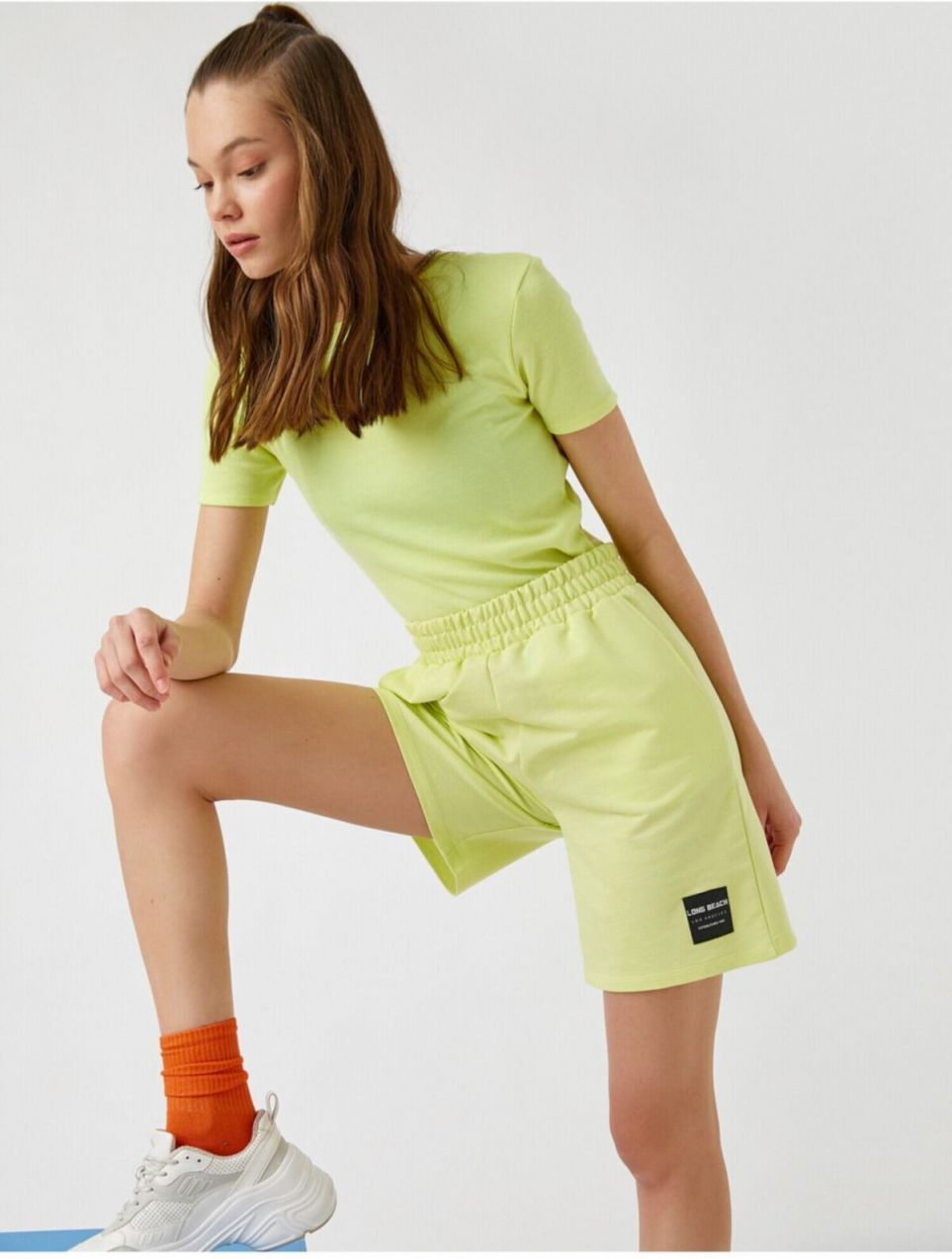 Koton Shorts with Elastic Waist