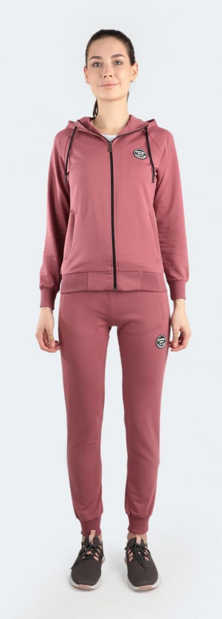 Tepláková súprava pre mladé ženy Slazenger v ružovej farbe
