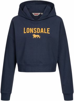 Lonsdale Women's hooded sweatshirt cropped oversized