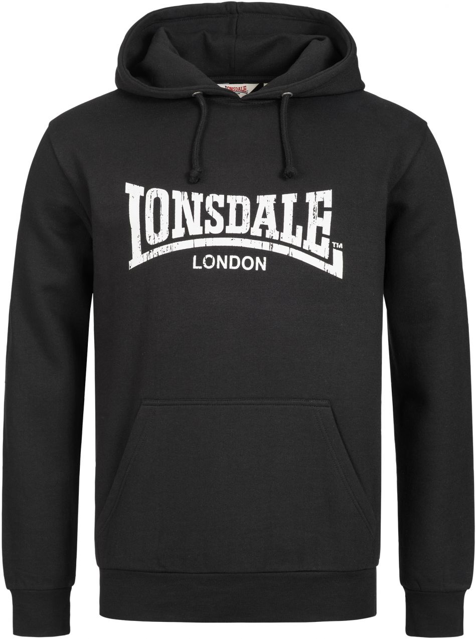 Pánska mikina Lonsdale 113863-Black/White